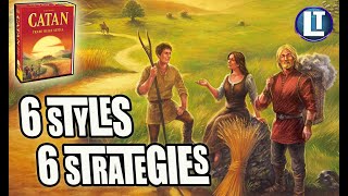 Catan STRATEGY and Playstyles  6 Archetypes for Veterans and 6 Playstyles for New Players [upl. by Attah388]