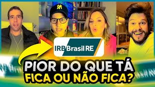 IRB BRASIL RE IRBR3  LUIZ BARSI TEM 15 DE IRB E AINDA INVISTO NAS AÇÕES IRBR3 MESMO EM QUEDA [upl. by Mariellen611]