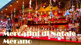 Il Mercatino di Natale a Merano expo 20232024 [upl. by Xantha]