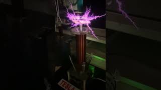 Twin blades ionic propulsion Tesla coil solid state Tesla coil shorts plasma thruster reels [upl. by Mada]