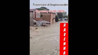 ALLUVIONE EMILIA ROMAGNA esondato fiume lamone emiliaromagna alluvione allertameteo [upl. by Scoles]