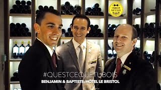 QUESTCEQUETUBOIS À l’Hôtel Le Bristol Paris dans la cave du restaurant Le 114 Faubourg [upl. by Ahsenev862]