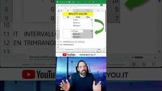 Funzione TRIMRANGE excel exceltips exceltricks exceltutorial [upl. by Portie651]