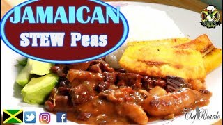 How To Make Pigtail Stew Peas Jamaica  Recipes By Chef Ricardo [upl. by Kristy]