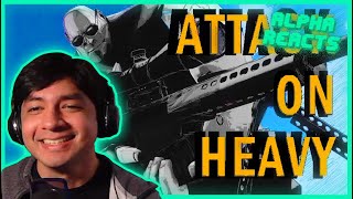 Alpha React  Attack on Heavy SFM TF2 REACTIONceno0pootissfmtf2 [upl. by Annoda]