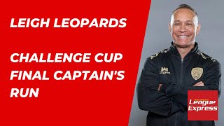 Leigh Leopards Coach Adrian Lam and Captain John Asiata speak ahead of Challenge Cup Final [upl. by Marchal686]