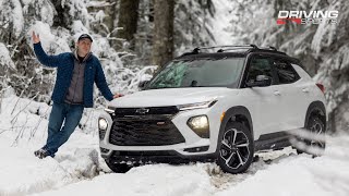 2022 Chevrolet Trailblazer AWD Snow Road Driving Tests [upl. by Barbaraanne]