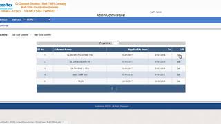 NIDHI BANKING Gold loan SOFTWARE DEMO Admin panel from WEBSOFTEX SOFTWARE SOLUTIONS in malayalam [upl. by Animas]