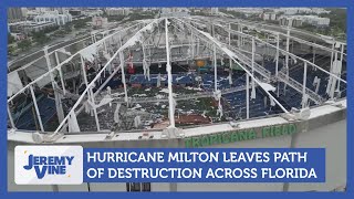 Hurricane Milton leaves path of destruction across Florida  Jeremy Vine [upl. by Upali]