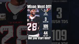 Joe Mixon Had A Massive Game joemixon houstontexans nfl fantasyfootball nflfantasy nflfootball [upl. by Llerred293]