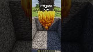 Minecraft 1000 Blaze vs 1 TnT もういいよ minecraft shorts [upl. by Shela]