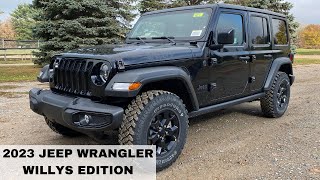 2023 Jeep Wrangler Willys 4x4 [upl. by Cheshire783]