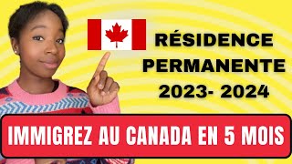 🇨🇦 IMMIGRATION RAPIDE AU CANADA 20232024 [upl. by Stoeber]