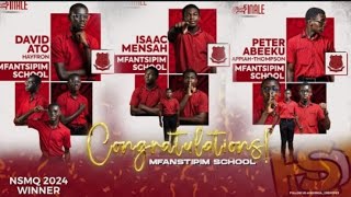 MFANTSIPIM SCHOOL WINS NSMQ 2024 🎉🎉🎉🎉🎉🎉🎉🎉🎉🎉🎉🎉🎉🎉 [upl. by Pope]