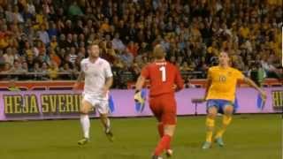 Zlatan Ibrahimovic vs England 42 Friendly Match [upl. by Orfield]