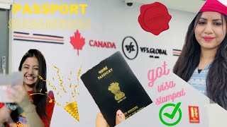 PASSPORT SUBMISSION FOR CANADA🇨🇦 VISA STAMPING  VFS GLOBAL  PASSPORT SUBMISSION FOR CANADA VISA [upl. by Colbye979]