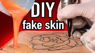 Never buy fake skin for tattoo practice Cheap reusable easy to make [upl. by Hafital]