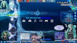 Hatsune Miku Aero Glass Theme For Windows 81 [upl. by Haydon]