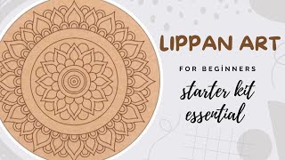 How to make Lippan Art cone  Lippan Art  लिप्पन आर्ट कोन कैसे बनाए [upl. by Barny25]