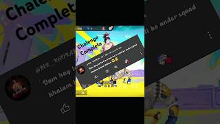 Subscriber ka chalenge complete ✅chaleng freefire shorts viral trending ffchaleng [upl. by Siramay]