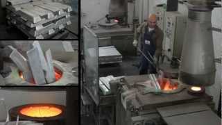 Fonderia Taroni  Fusioni alluminio in conchiglia  Aluminium foundry gravity casting [upl. by Ziegler]