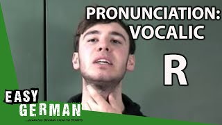 Visual Guide to German Ponunciation  vocalic R [upl. by Berton346]