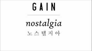 GAIN  Nostalgia feat ERIC of SHINHWA lyrics  eng sub [upl. by Atimed]