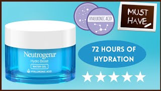 Neutrogena Hydro Boost Water Gel Review  72 Hrs Hydration [upl. by Marcus]