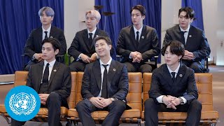 BTS Shine Spotlight on the United Nations as Envoys of the President of the Republic of Korea [upl. by Poliard]