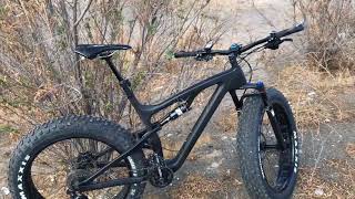 Chinese Carbon Full Suspension Fat Bike part 1 [upl. by Akkire]