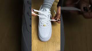 Step Your Shoelaces Game Up Nike Air Force 1 Tutorial [upl. by Suchta272]