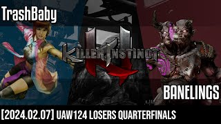 KI2013 Ultrafine Atomic Weekly 124  TrashBaby vs BANELINGS Losers Quarterfinals  20240207 [upl. by Weisburgh]