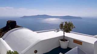 Collage of Amazing Sights at Tholos Luxury Hotel Resort Santorini HD [upl. by Anirdnaxela]