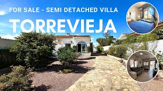 FOR SALE SEMIDETACHED VILLA IN TORREVIEJA [upl. by Heintz]