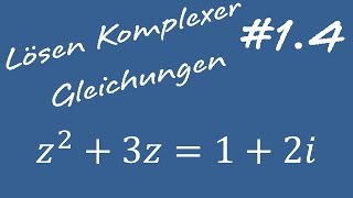 14 Komplexe Gleichungen lösen  Mathe 2 für Ingenieure [upl. by Lyrret916]