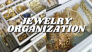 Organize my Jewelry with me Stackers Jewelry Trays amp Amazon Jewelry Organizers  IMLVH [upl. by Nidya573]