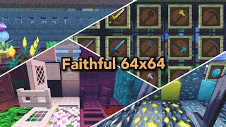 Update Texture Pack Faithful 64x64 For Minecraft Bedrock  MCPE 121 [upl. by Eecats685]