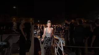 Lili Reinhart arriving at the Venice Armani party [upl. by Lindly189]