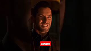 Dan sees Lucifer Real Face 😈lucifer lucifermorningstar shorts netflix webseries status [upl. by Llehsam]