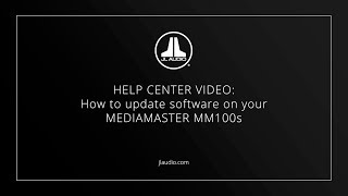 JL Audio MediaMaster Software Update  Step by Step Instructions [upl. by Aneelahs]