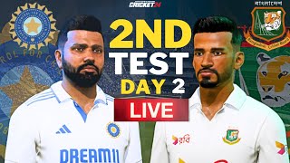 India vs Bangladesh 2024 2nd Test Match Day 2  Cricket 24 Live  Shree Gamerz [upl. by Anawyt]