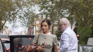 Maura Higgins Enjoys Lunch at Claridges in London [upl. by Refanej]