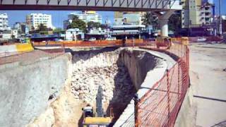 EXCAVACION TUNEL ×ASO A DESNIVEL AV ORTEGA Y GASSET CON 27 DE FEBRERO [upl. by Drawde]