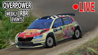 Overpower Weekly Rallysimfans Richard Burns Rally events LIVE [upl. by Nehgem]