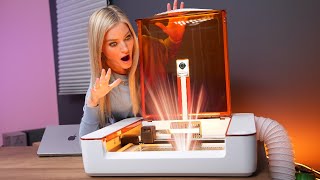 The coolest new piece of tech Glowforge Aura Craft Laser [upl. by Olnay]