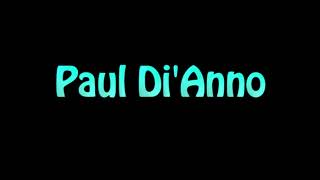 Learn How To Pronounce Paul DiAnno [upl. by Enelram]