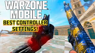 the 1 BEST CONTROLLER SETTINGS on CALL of DUTY WARZONE MOBILE [upl. by Tniassuot]