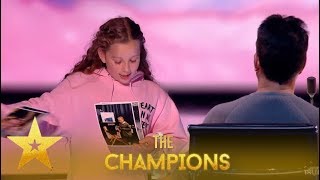 Issy Simspon The Little Girl Magician Is BACK Simon WOWED  Britains Got Talent Champions [upl. by Bobbette]