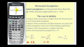 Determining Vertical and Horizontal Asymptotes of Rational Functions [upl. by Naened]