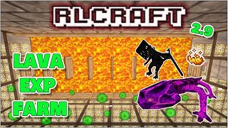 Lava XP Farm  Afrit Salamander and Cephignis XP Farm  RLCraft 291c [upl. by Holmen]